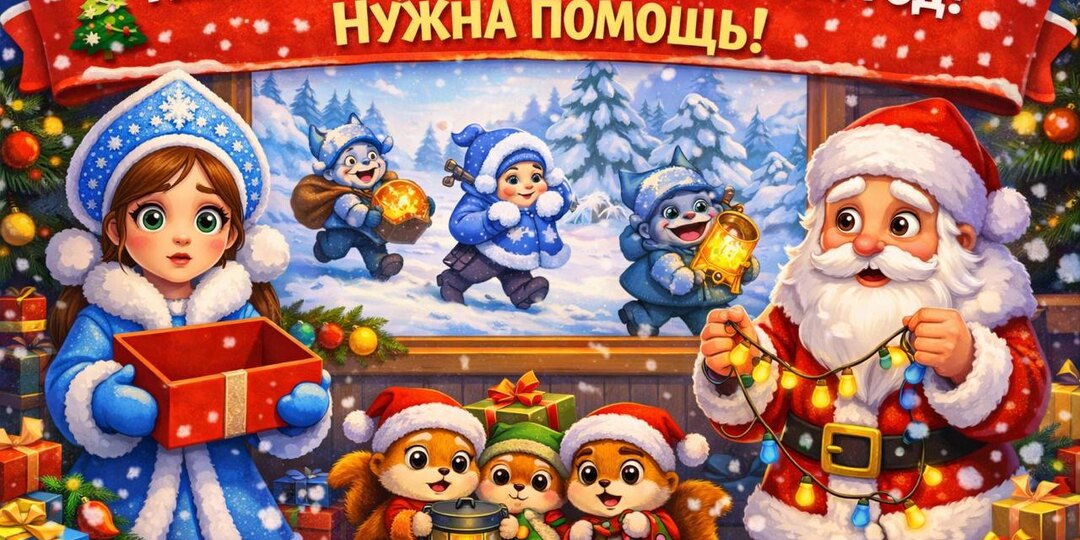 🎄 Кажется, у нас украли Новый год! НУЖНА ПОМОЩЬ