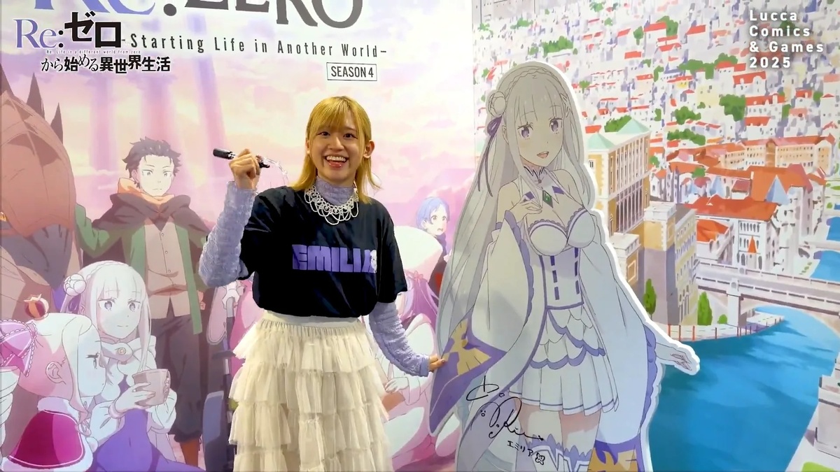 Риэ Такахаси на фестивале Lucca Comics & Games