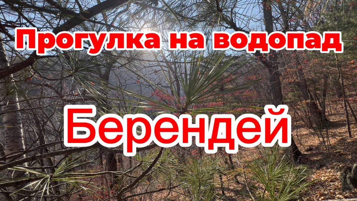 Пейзаж по пути на водопад. Заставка. фото автора