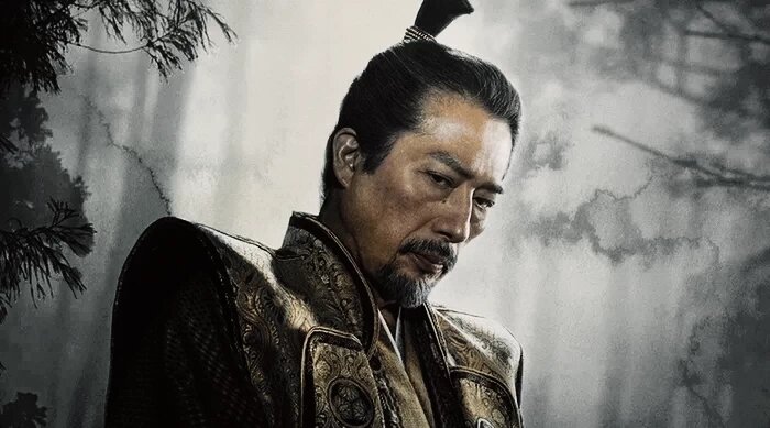 Хироюки Санада в роли даймё Ёси Торанага, сериал Сёгун, 2024