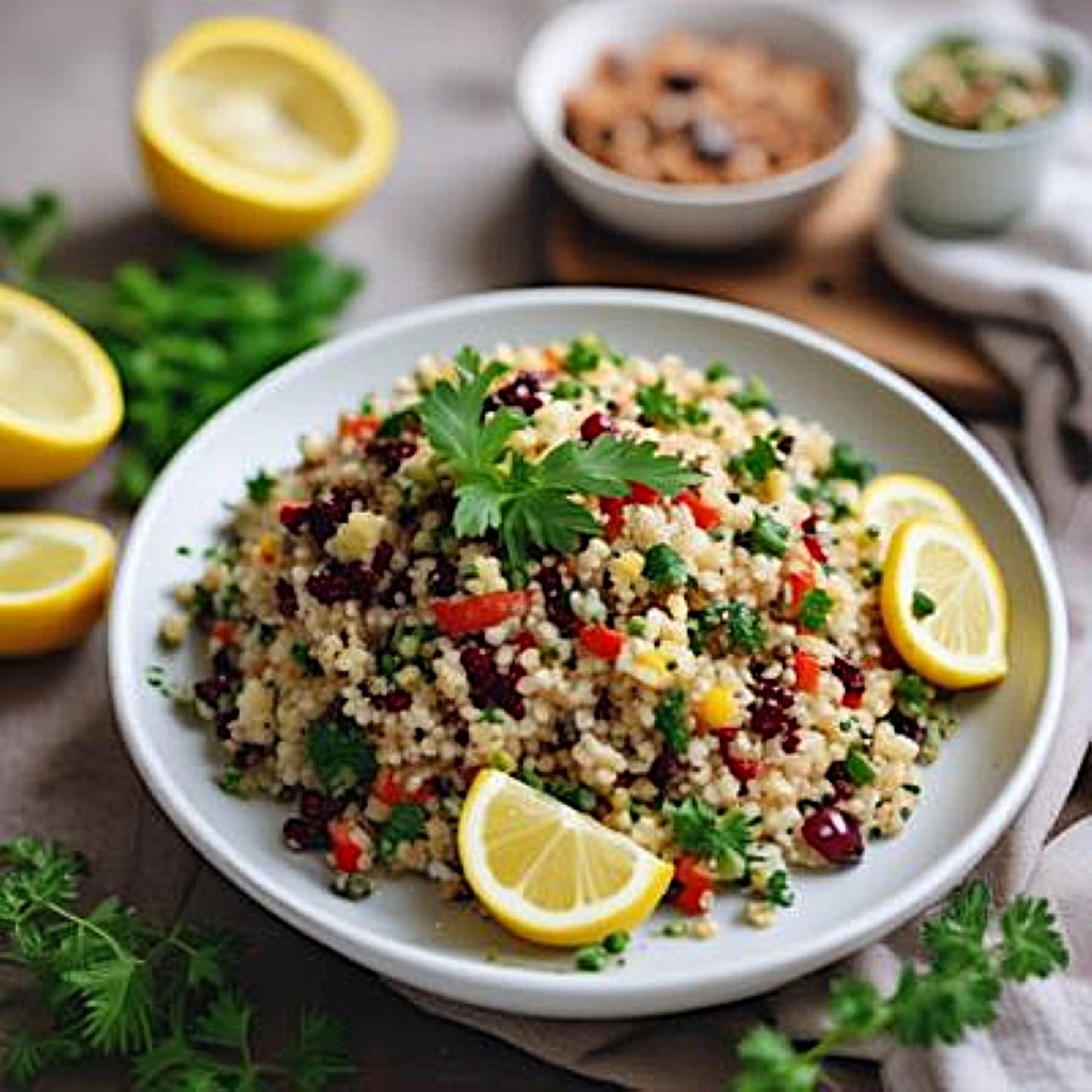 Салат с киноа