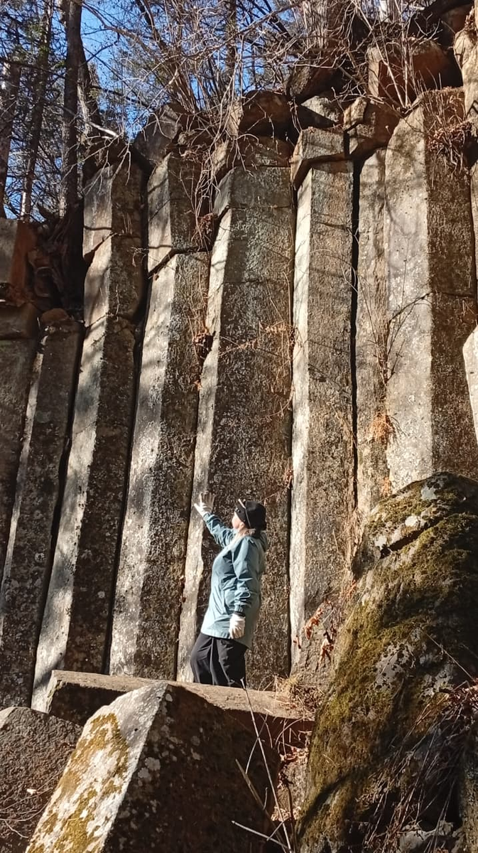 Базальтовые столбы. Фото автора.