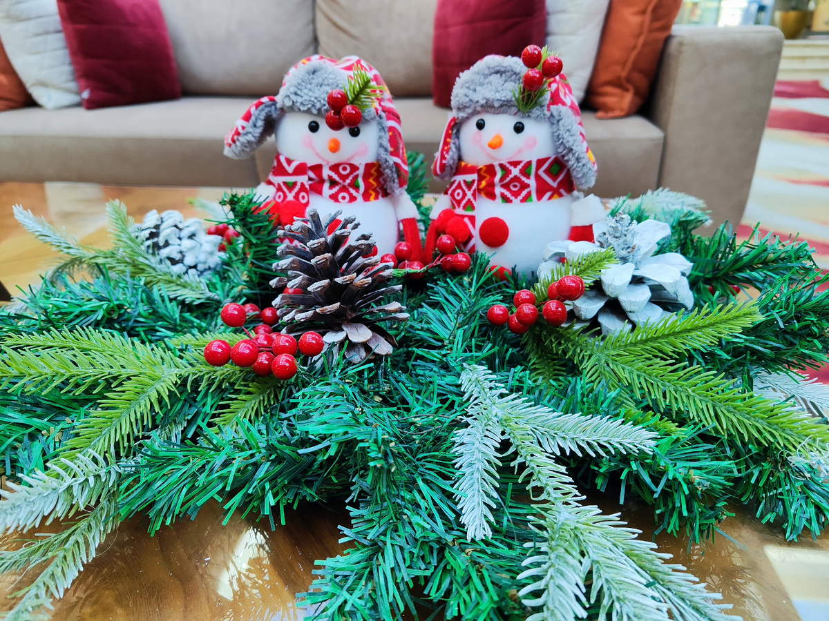 Украшение к новому году. Фото автора