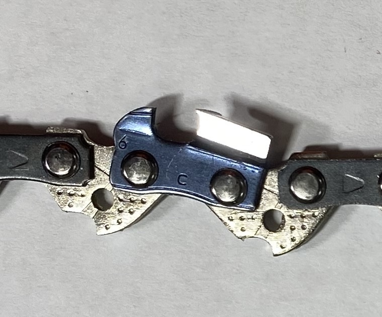 Вкрапления и У-образные каналы на ведущих звеньях