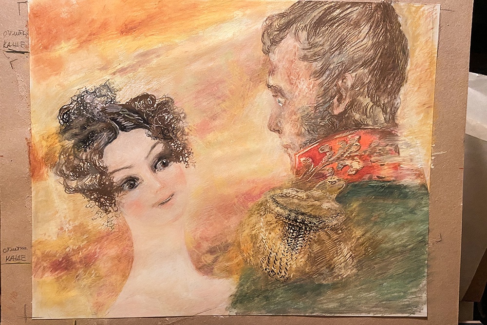    Эскиз к фильму "Звезда пленительного счастья". / Фото: Архив "Ленфильма"