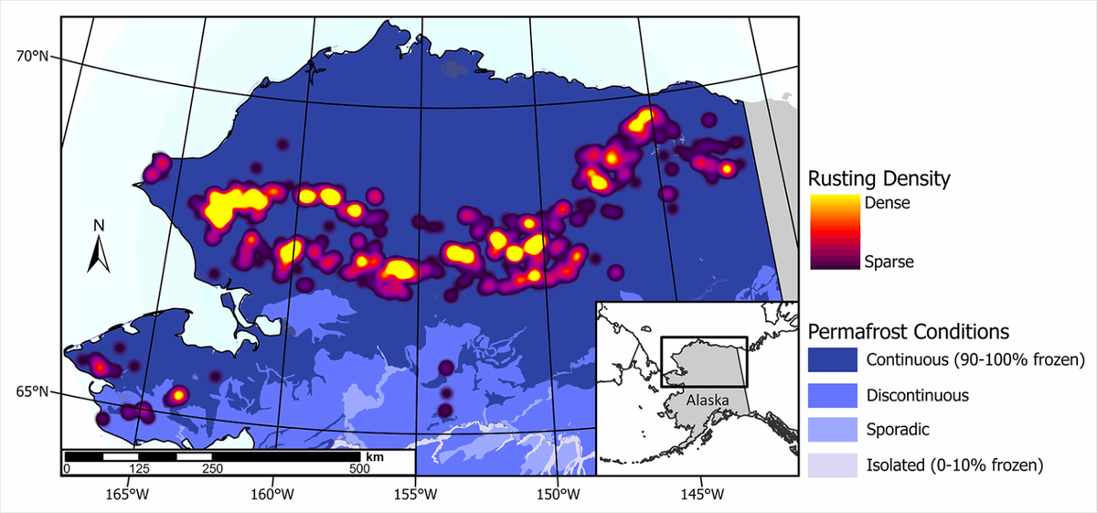 Зарегистрированные изменения из последнего отчёта: жётый цвет — максимальное превышение