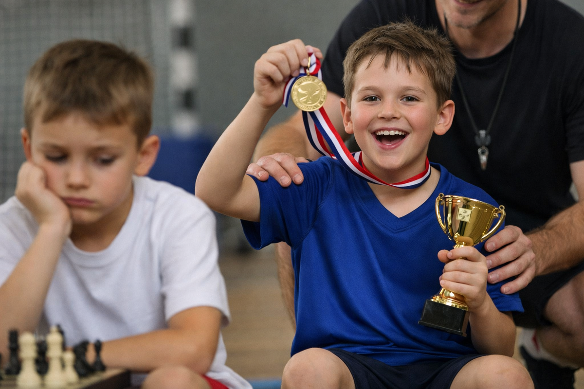 «Конкуренция может мотивировать. А может — незаметно отбивать желание заниматься.»