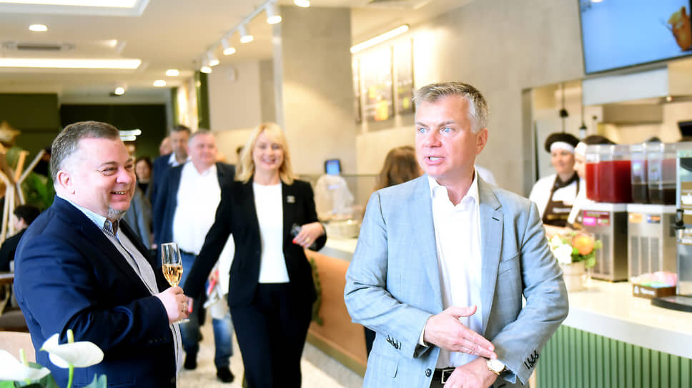 Соучредитель и генеральный директор ГК «Теремок» Виталий Свидовский во время открытия очередного ресторана компании на проспекте Энгельса, 33 в Санкт-Петербурге в сентябре 2023 года.📷Фото: Александр Коряков / Коммерсантъ