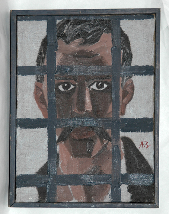 Зыков Анатолий Иванович. "Декабрист Лунин" Холст, масло. 1993 г.