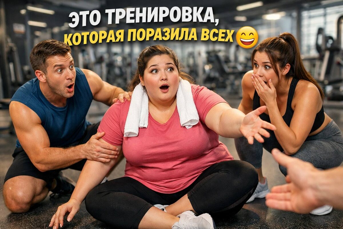 🏋️‍♀️ Смелый эксперимент в тренажёрном зале удивил ВСЕХ 😳