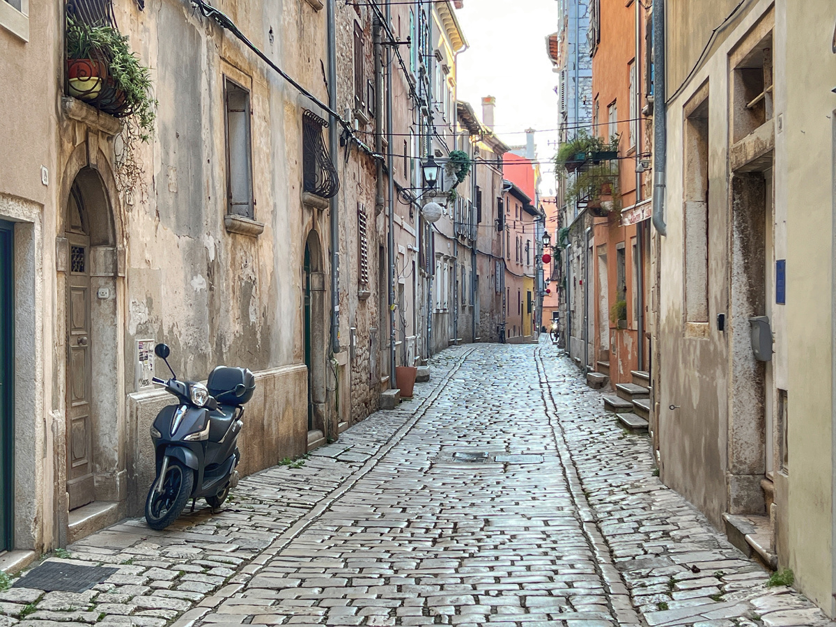 Улицы старого города. Ровинь, Хорватия. Фото автора 