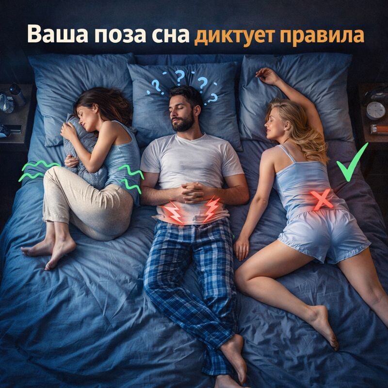  Как вы спите.