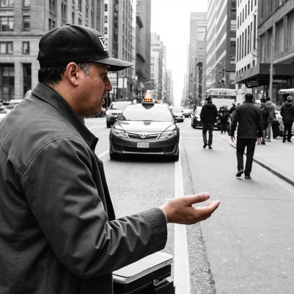 Вот как то так многие таксисты представляют себя. 