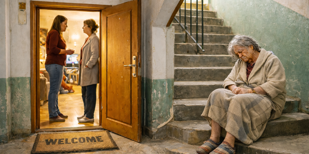 Мать вынесли на лестницу, чтобы дома стало “тише”, но дальше было всё изменилось