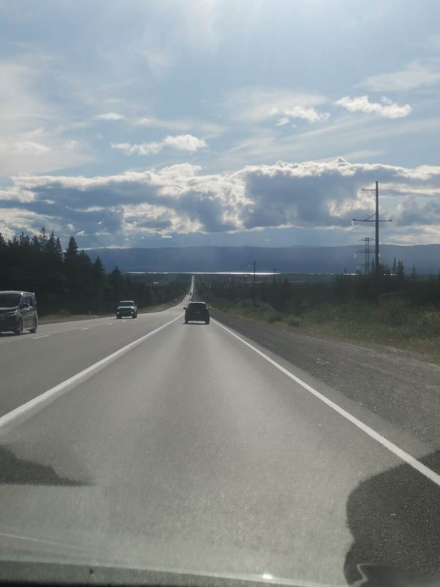 Дорога шикарная. 