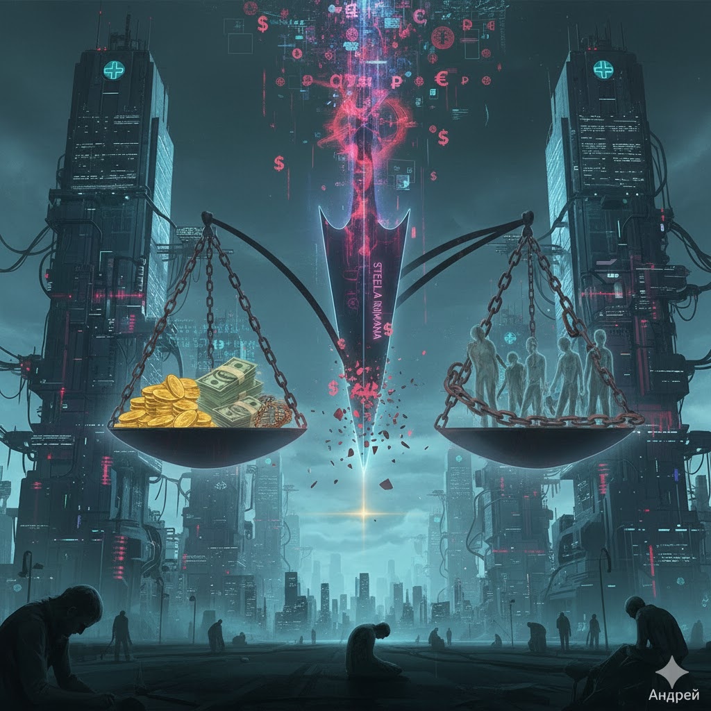 "Механизм Стрелы Аримана", иллюстрация создана сетью Джемини