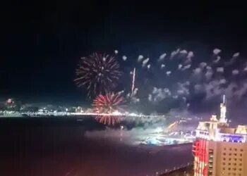 Салюты в Благовещенске и Хэйхэ