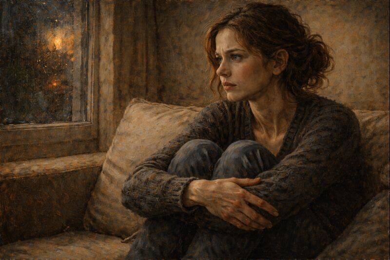 Всё спокойно, а внутри напряжение и ожидание беды. Почему тревога включается именно в моменты покоя и как детский опыт не даёт расслабиться даже сейчас.