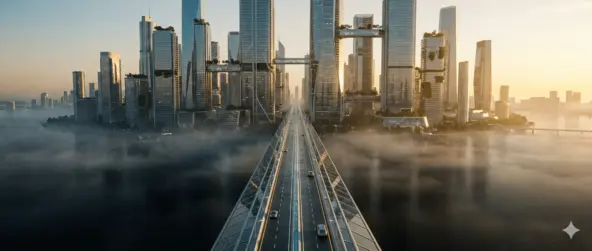 Эволюция технологий: от экспериментов к инфраструктуре. (Картинка сгенерирована Nano Banana)