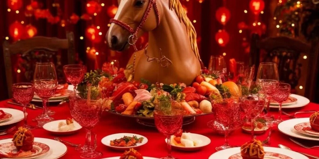 Новогодний стол 2026: что должно быть на новогоднем столе при встрече года Красной Лошади