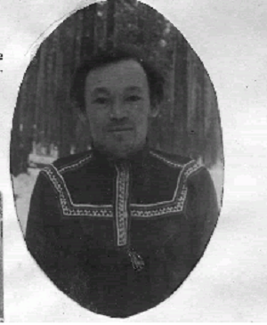 Петр Якимович (Акимович) Бахтияров. Фото из отчета группы Шулешко-Бардина, 1954 год. Здесь ему 29 лет, в 1959 году, соответственно, ему было 34 года. 