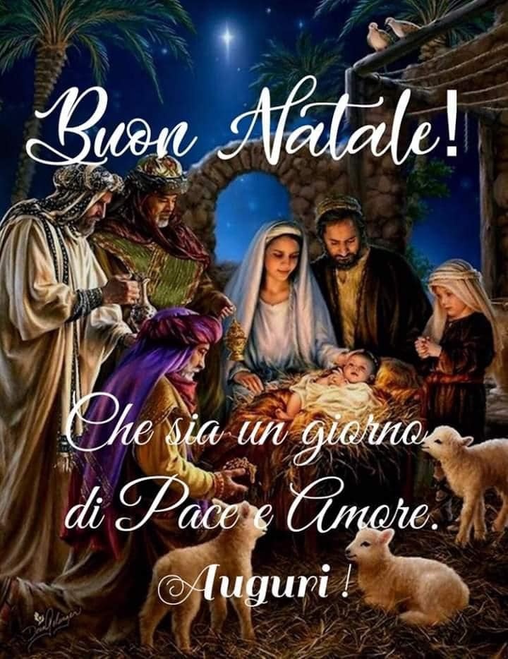 Открытка к католическому Рождеству.