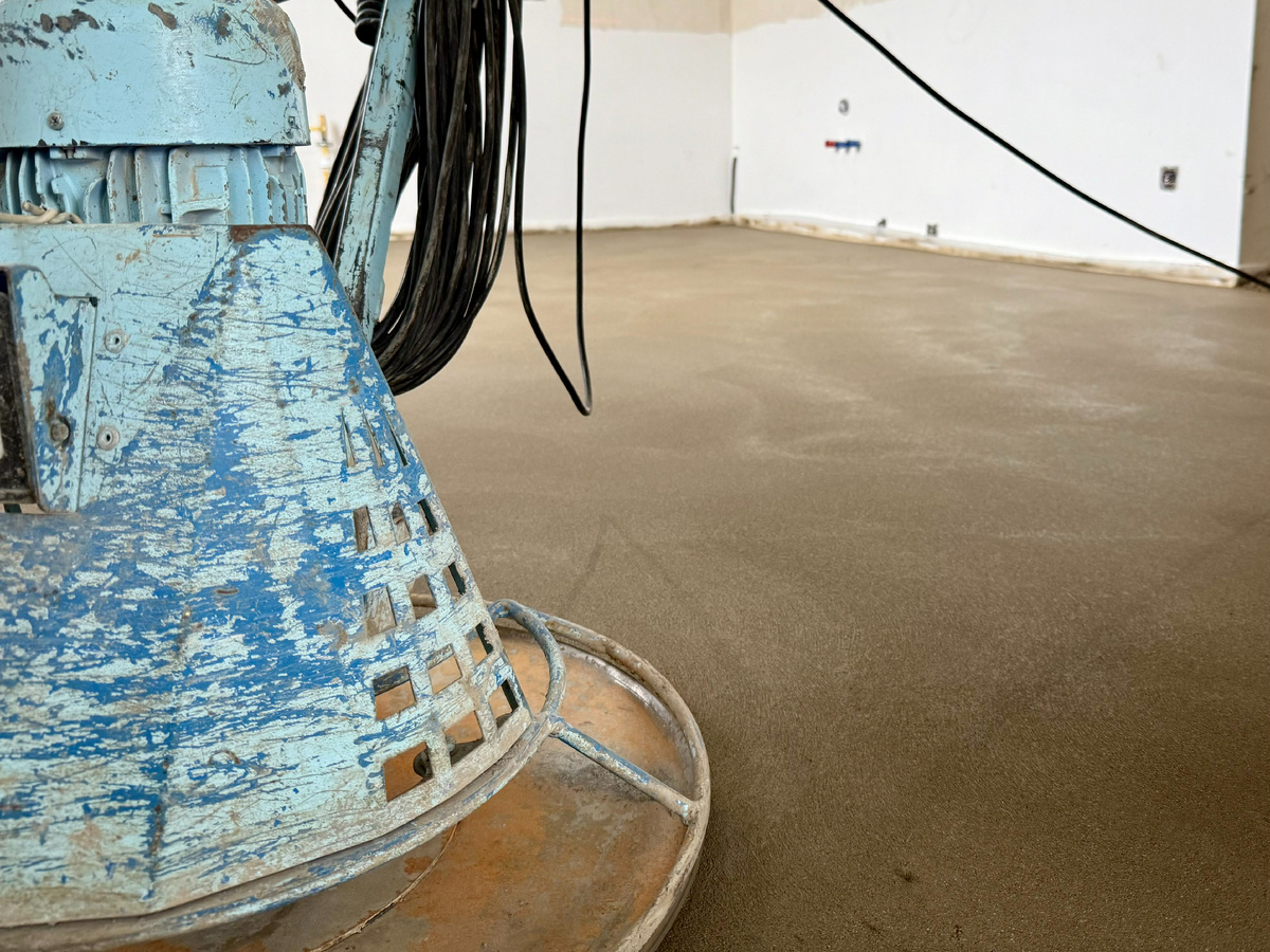 Затирка стяжки