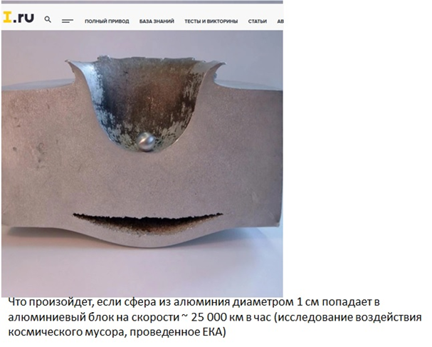 (Шарик туда явно положили для демонстрации. Тот шарик, который участвовал в действии безвозвратно размазался.)