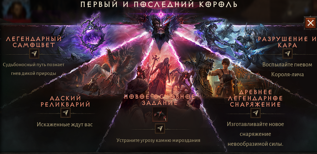 Четырнадцатое крупное обновление «Первый и последний король» (The First and Last King) для игры Diablo Immortal!