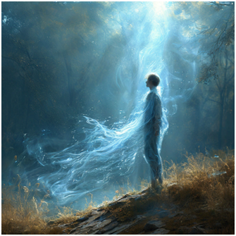 Сгенерировано ИИ- Отделение Души от тела.