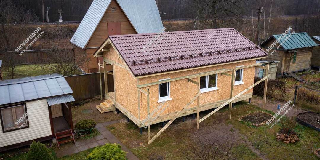 Быстро и рационально: как построили СИП‑дом «Пантар» в СНТ