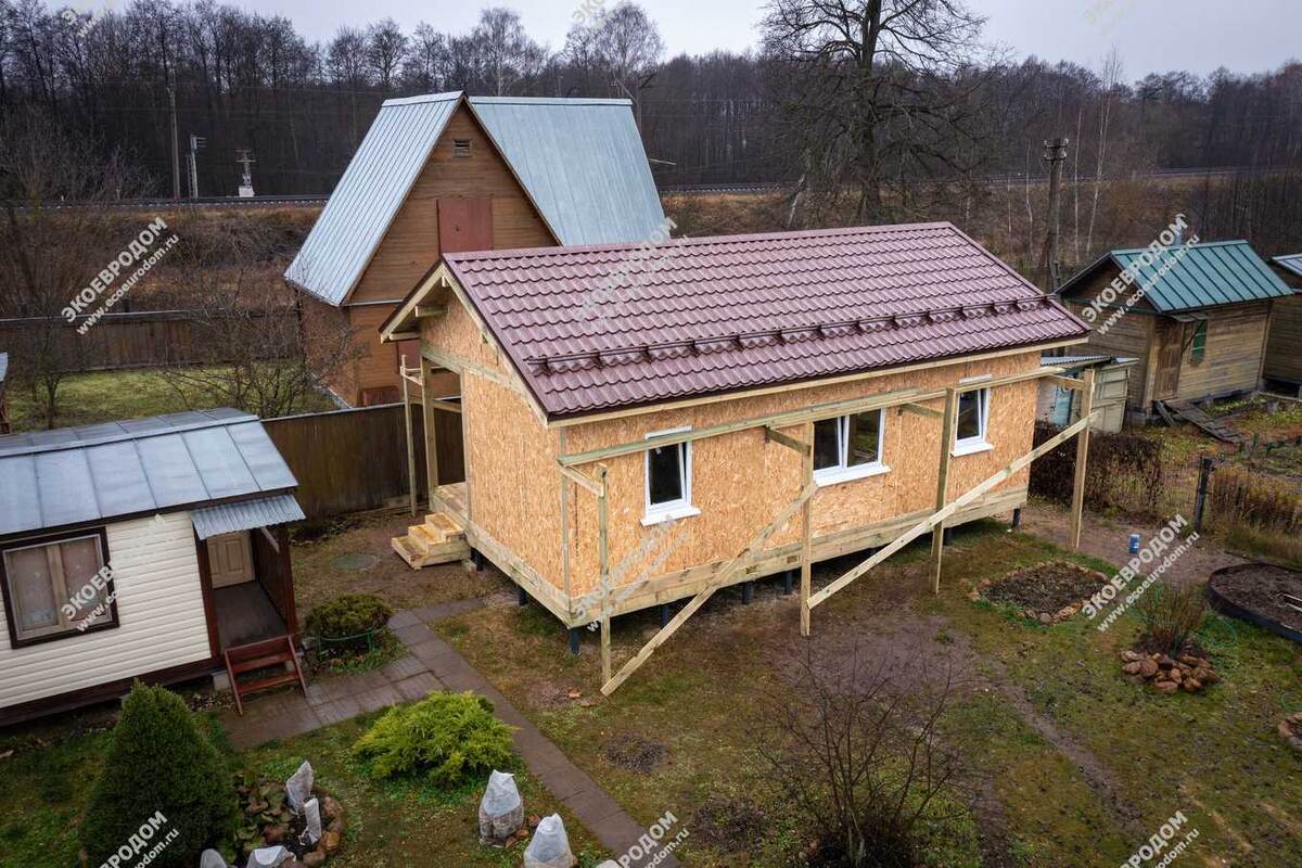 Дом в СНТ по проекту "Пантар" 