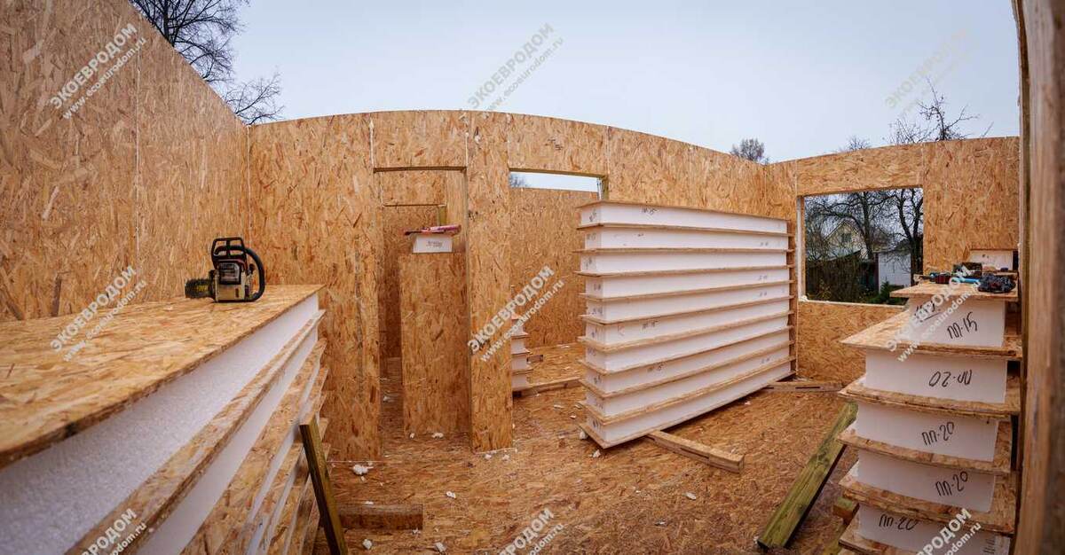 Строительство первого этажа