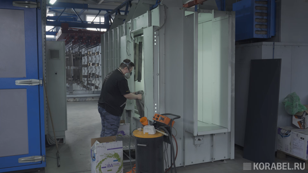 Покрасочная камера / Фото: Корабел.ру  📷
