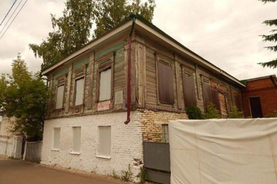    Усадьба Логутовых в Чистополе, одна из выставленных на аукцион за 1 рубль. предоставлено пресс-службой Комитета РТ по охране ОКН