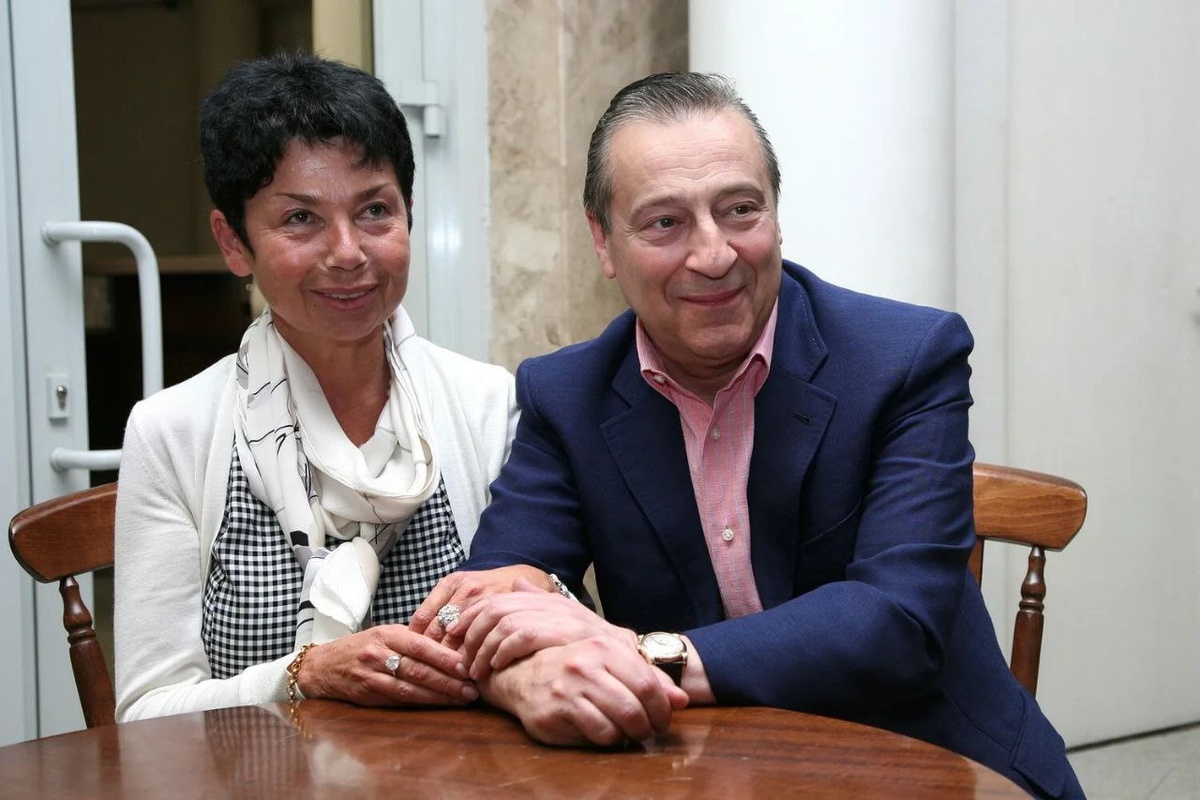 Хазанов с женой