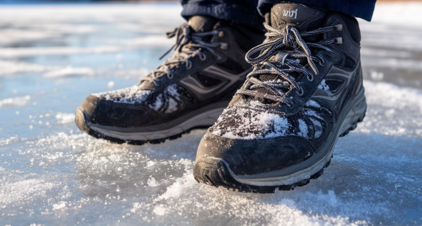 Провожу ватной палочкой по подошве - и больше не скольжу даже на льду: одного раза хватает на всю зиму