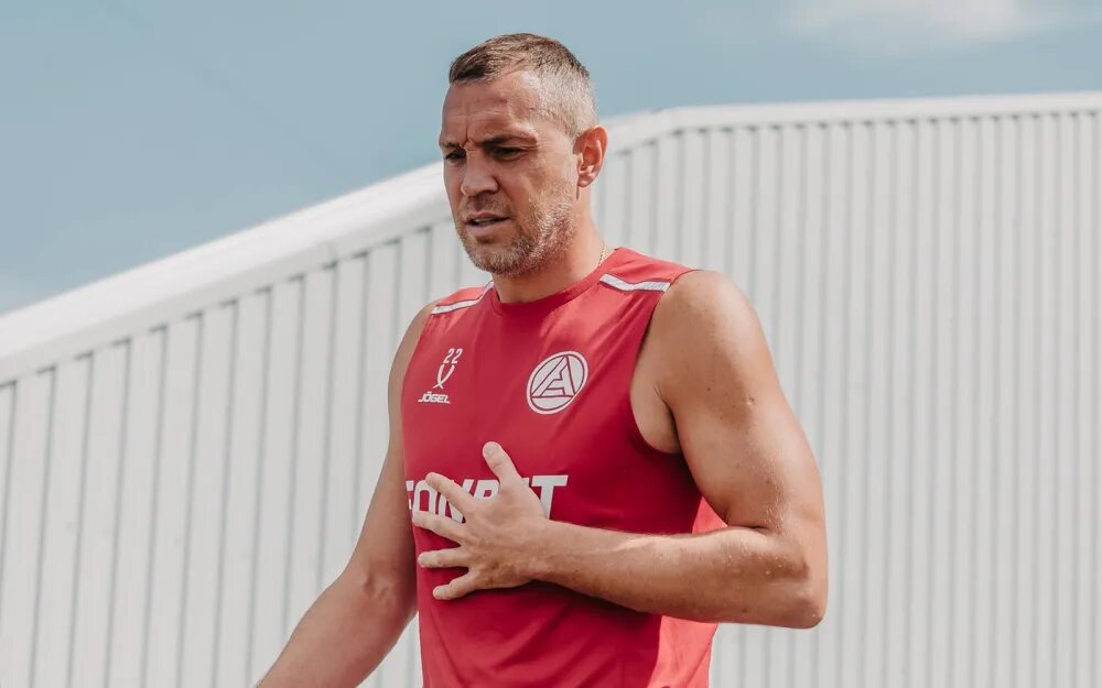 Форвард "Акрона" Артем Дзюба. Фото ФК Акрон 