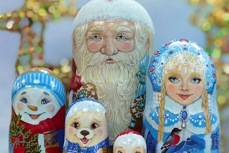    Дед Мороз, Снегурочка, снеговик, медвежонок и зайчик — ожили благодаря таланту новосибирской художницы Олеси Скутиной. Фото предоставлено Олесей Скутиной