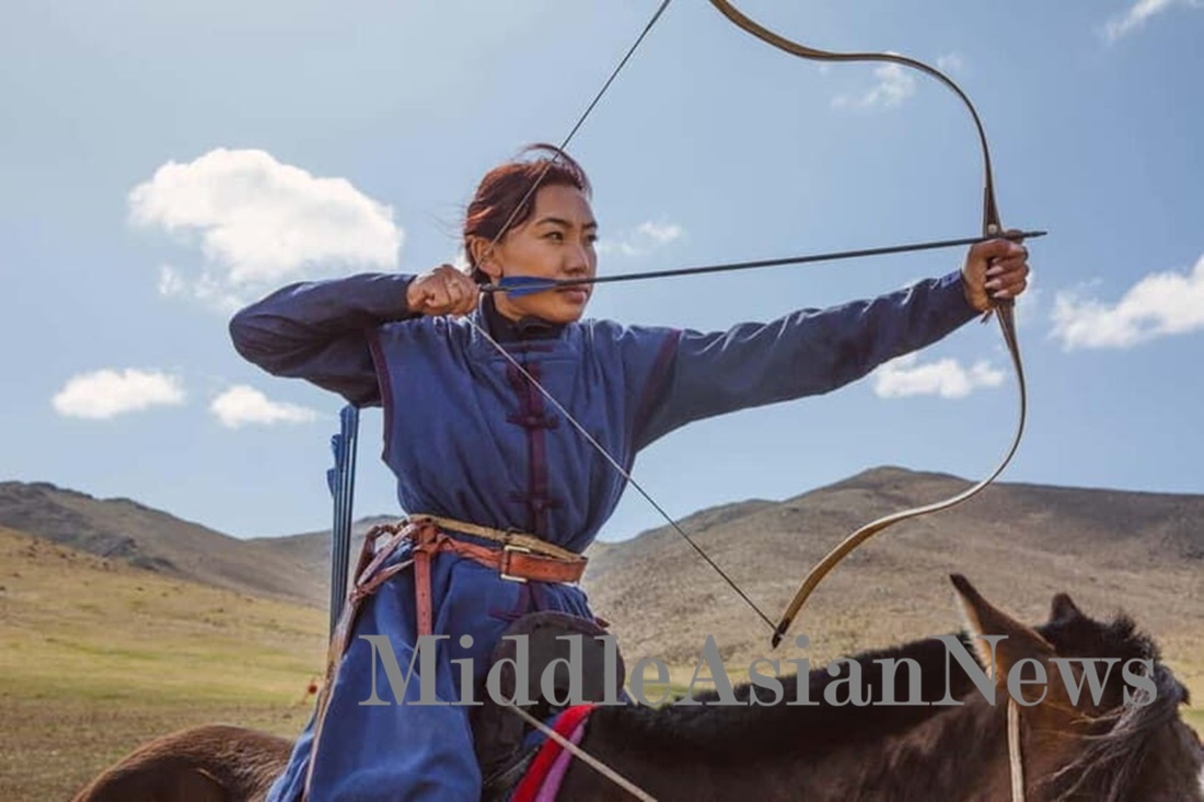 Монгольская воительница Баасансурэн