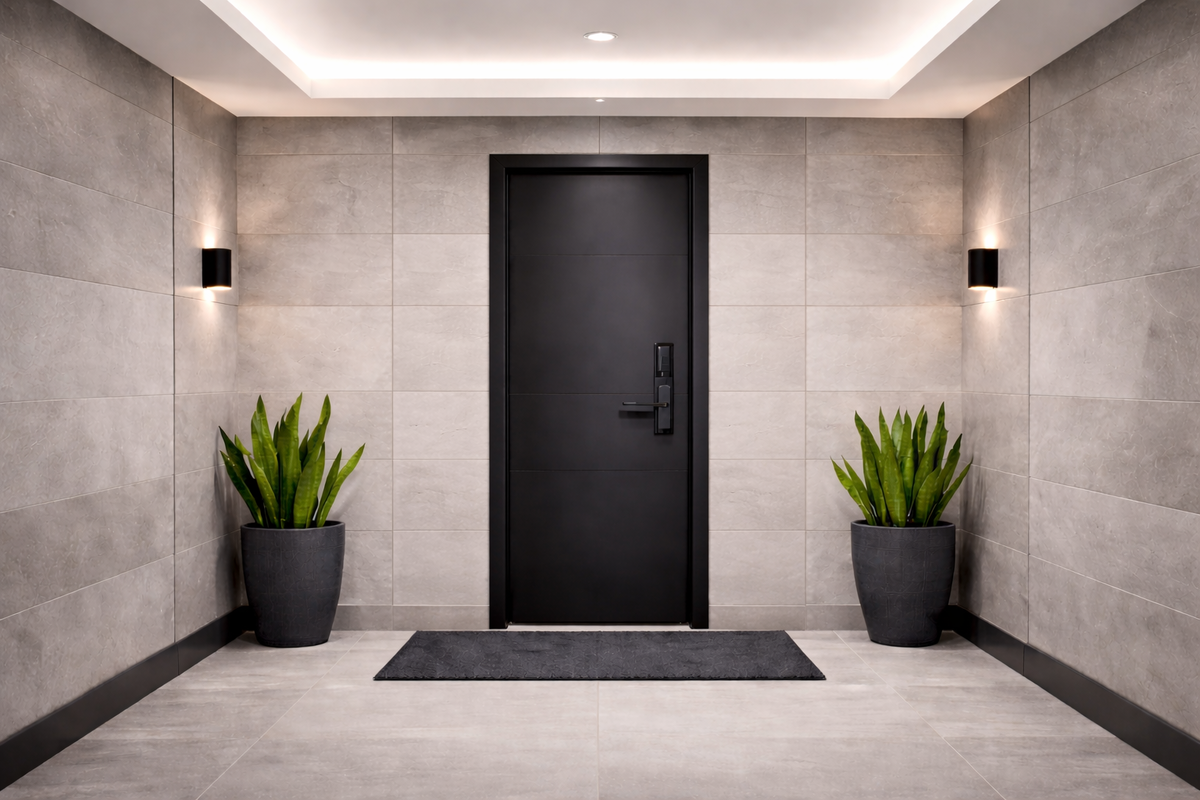 Первый шаг, как подобрать входную дверь — понять условия эксплуатации