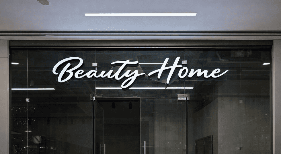 Объёмные световые буквы сложной формы