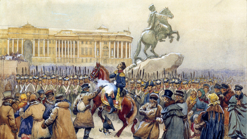     В 1810—1820-х годах в России возникли тайные антиправительственные общества. Их участниками становились образованные офицеры и дворяне, вернувшиеся из заграничных походов 1813—1814 годов, где они познакомились с европейскими политическими порядками  Fine Art Images/Heritage Images/Getty Images