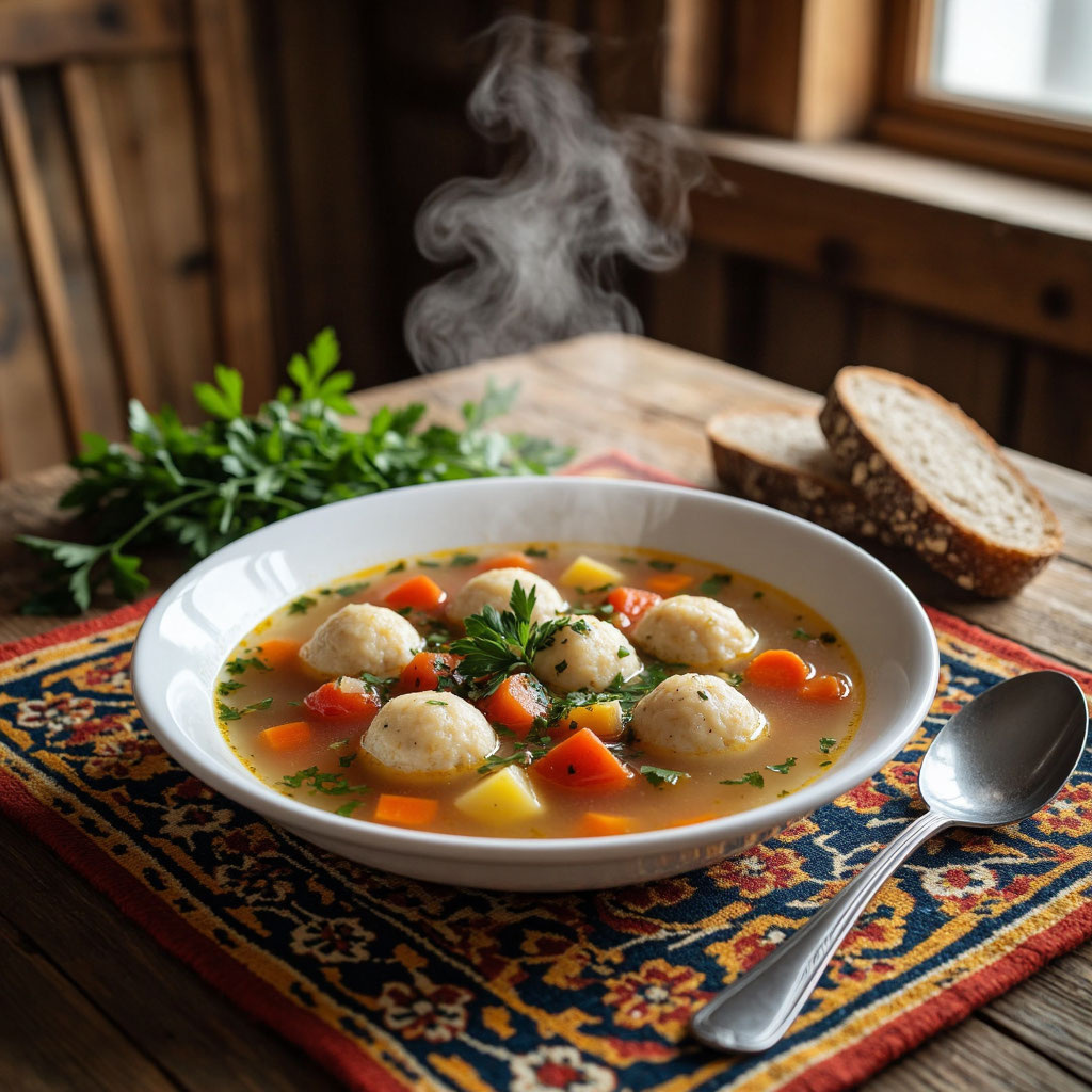 🍽️ Суп с рыбными фрикадельками: нежный и ароматный рецепт 🍽️