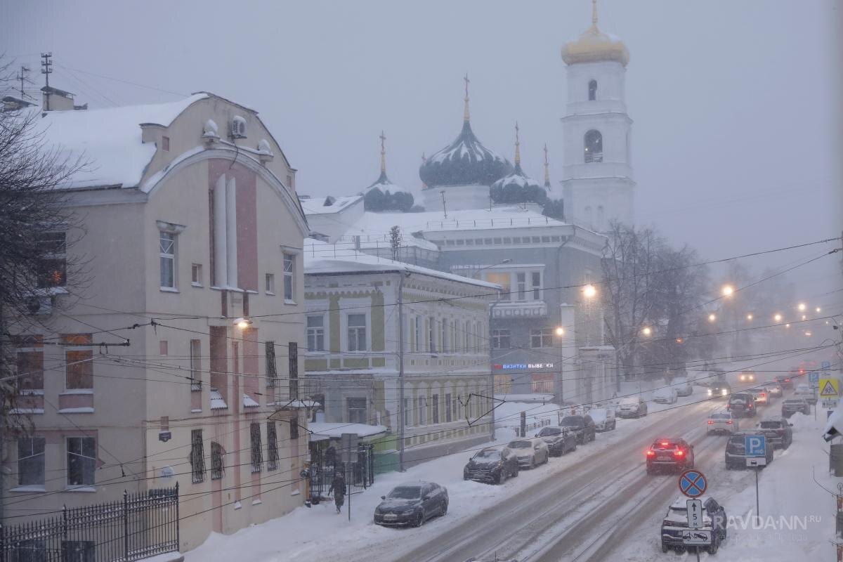    Суббота будет снежной и пасмурной