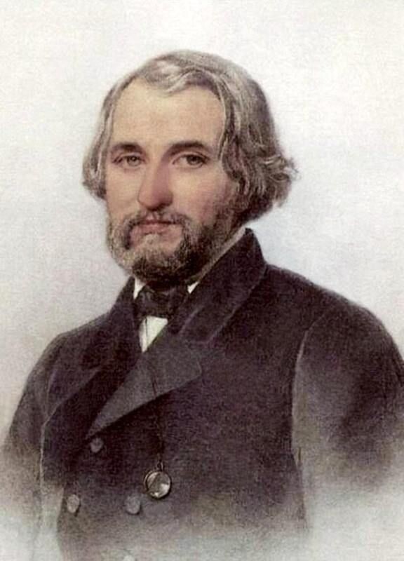 Портрет Тургенева,Зинциг(Германия).1857 1858  Художник А.П. Никитин.