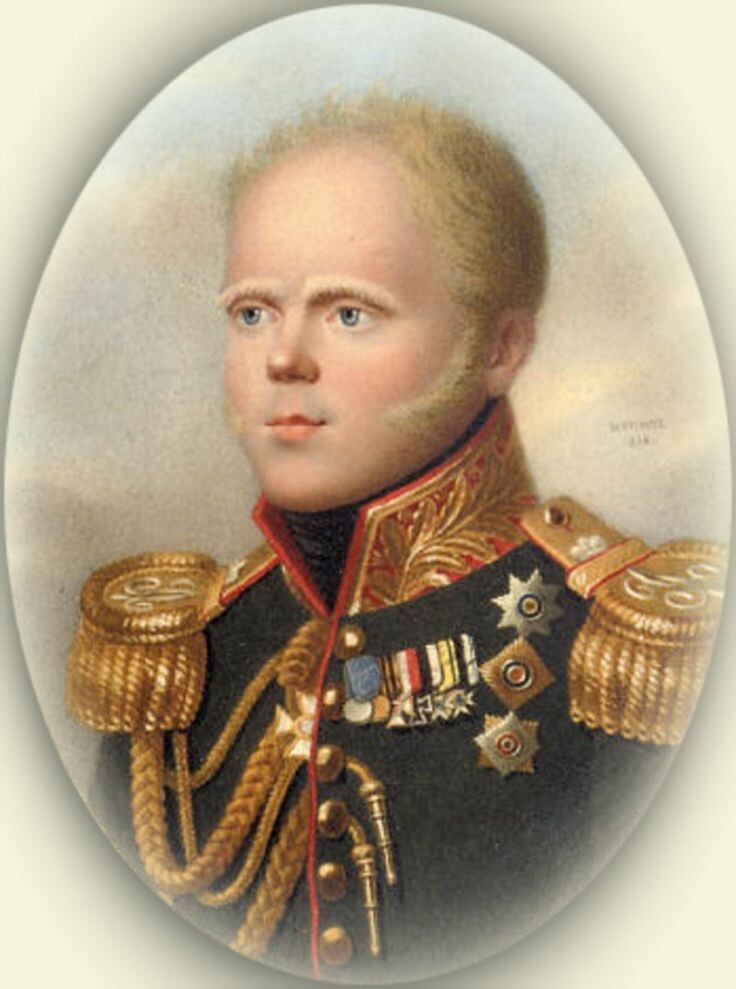 Фотография взята в открытом доступе интернета, портрет цесаревича Константина Павловича