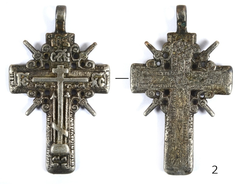 Серебряный крест из собрания Переславского музея-заповедника, фото: О.И.Мазурок