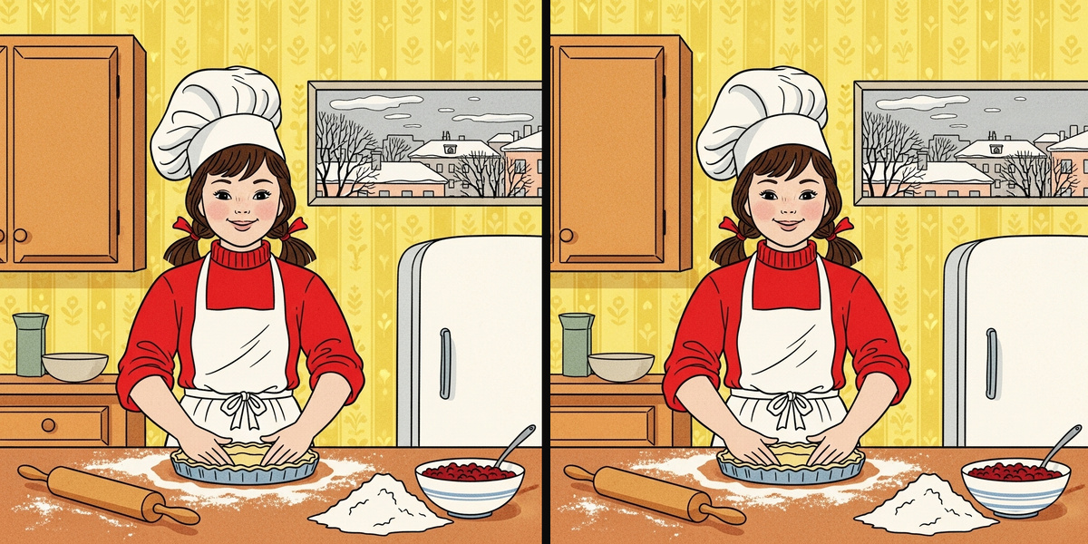 Пирог. Горизонтальная картинка с отличиями