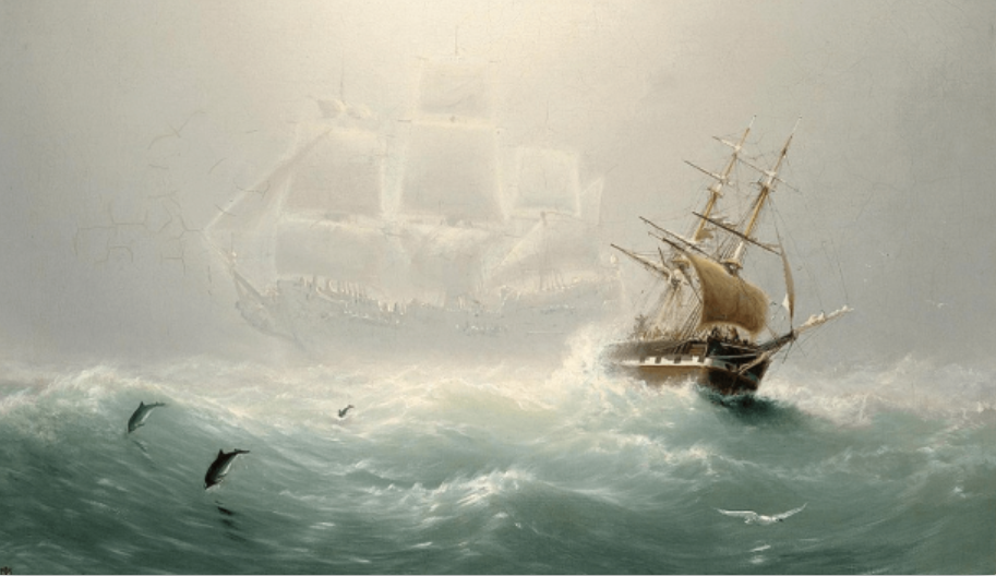 Картина Летучий Голландец, художник Чарльз Темпл Дикс. Источник: Wikimedia Commons